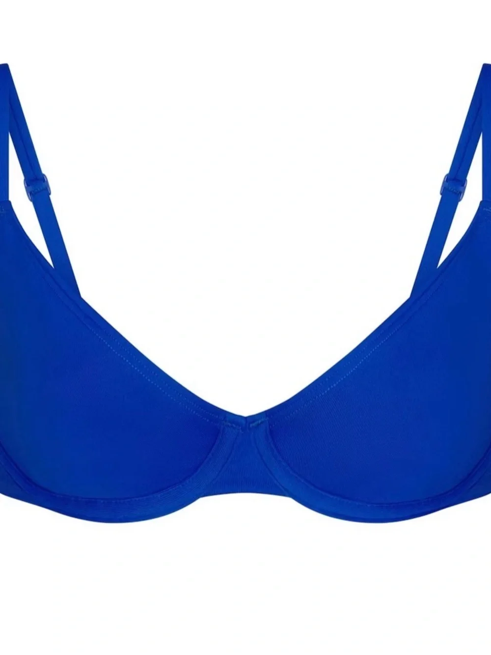 Skims Cobalt Demi Bikini Top - 7 (32DD/ 34D) NWT